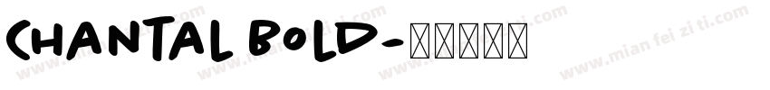 Chantal Bold字体转换